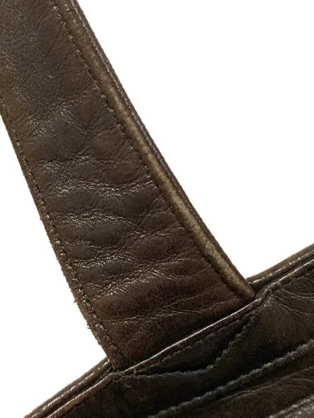 CHANEL Matelasse Dark Brown Lambskin Tote Bag Gold hardware
